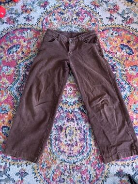 UNIF Brown Wide Leg Corduroy Jeans